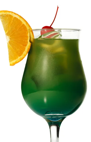 Yeşil alkollü kokteyl — Stok fotoğraf
