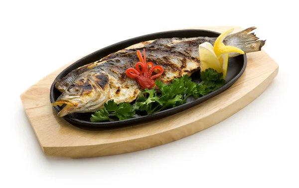 Barbacoa Sea Bass — Foto de Stock