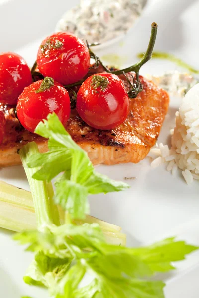 Salmon Steak — Stock Photo, Image