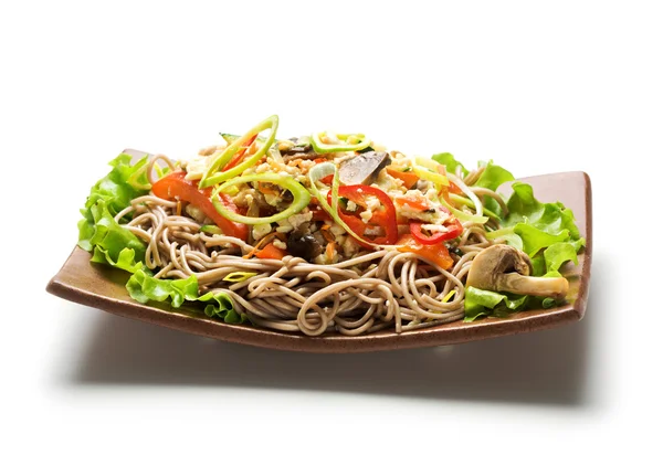 Noodles with Vegetables — Stock Photo, Image