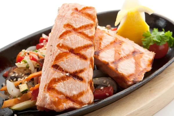 Carne de salmón — Foto de Stock