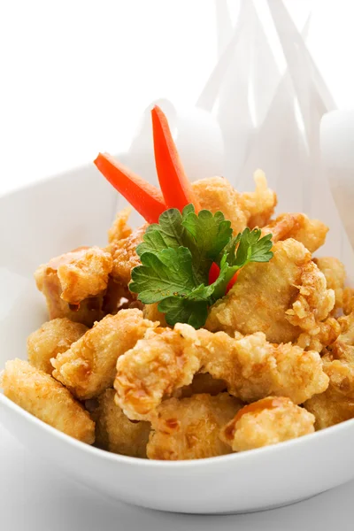 Cucina giapponese - Pollo Tempura — Foto Stock