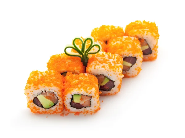 Roll with Masago — Stock Photo, Image