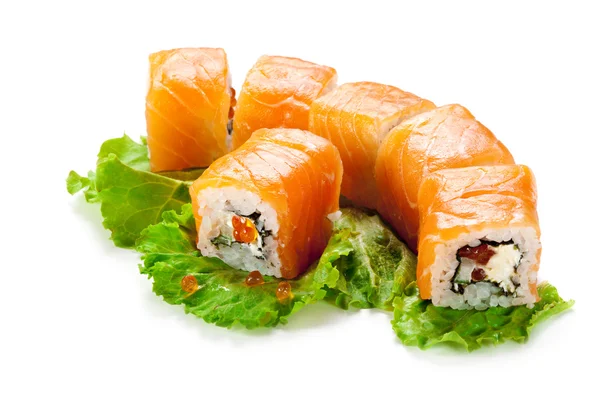 Salmon Roll — Stock Photo, Image