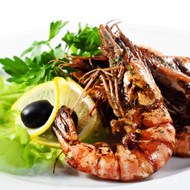 Mezeler - ızgara karides