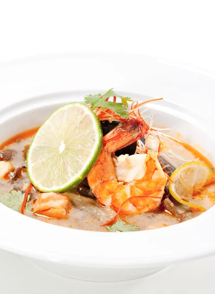 Thai ételek - Tom Yam Kung — Stock Fotó