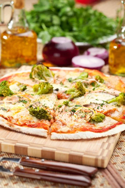 Pizza — Stockfoto