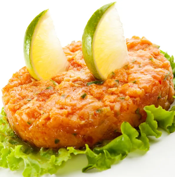 Salmon Tartare — Stock Photo, Image