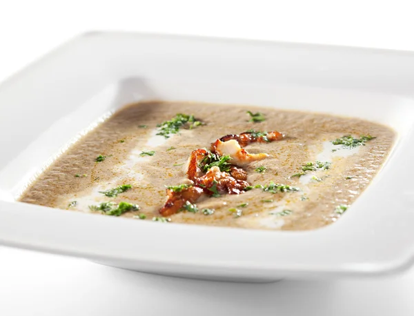 Krem z zupy grzybowej — Zdjęcie stockowe