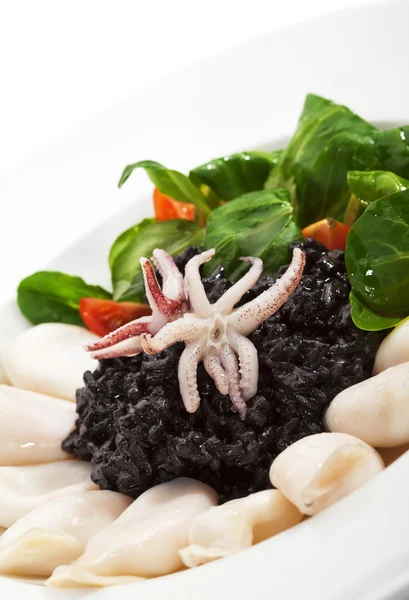 Black Risotto — Stock Photo, Image