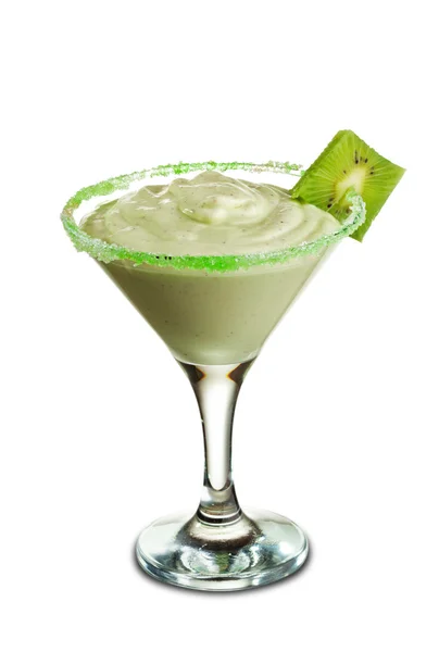 Kiwi-Sahnecocktail — Stockfoto