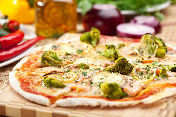 Pizza — Stockfoto