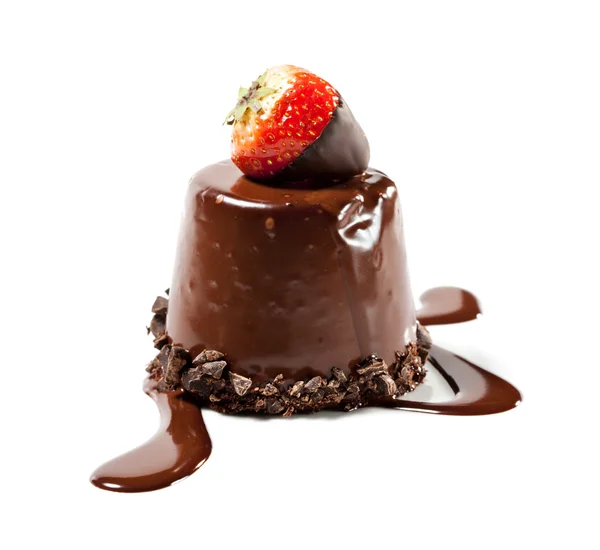 Dezert - čokoládový dort — Stock fotografie