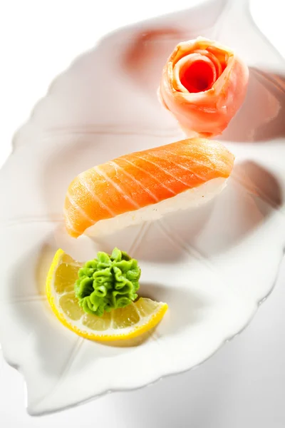 Smoked Salmon Sushi — Stock Photo, Image