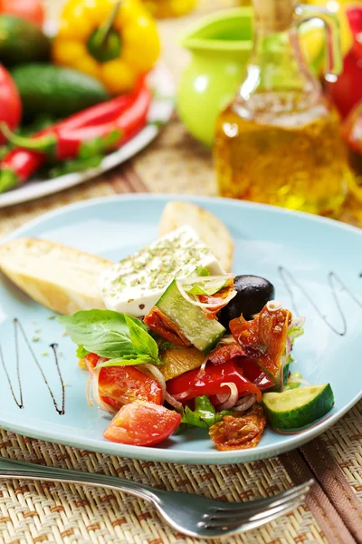 Griechischer Salat — Stockfoto