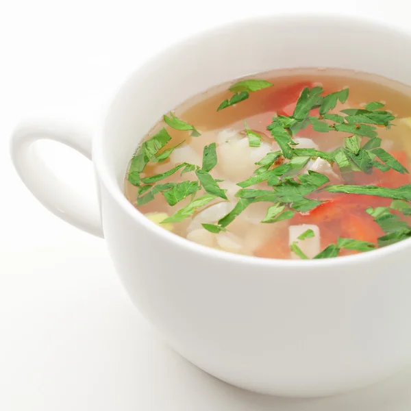 Sopa de frutos do mar — Fotografia de Stock