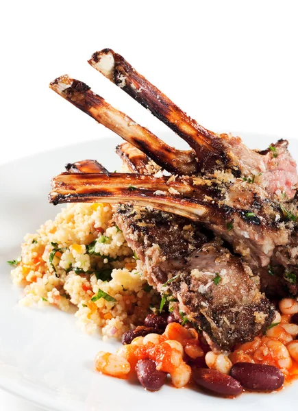 Rack di agnello — Foto Stock