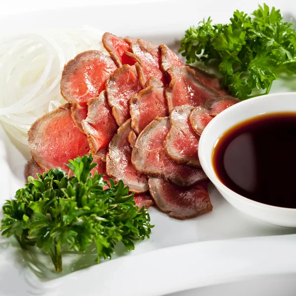 Cozinha japonesa - cortes de carne — Fotografia de Stock