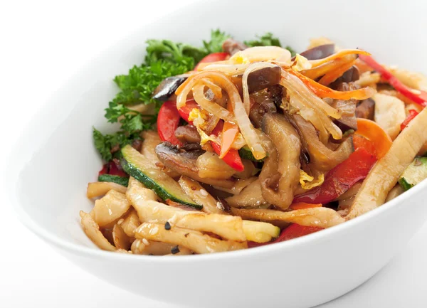 Noodles with Vegetables — Stock Photo, Image