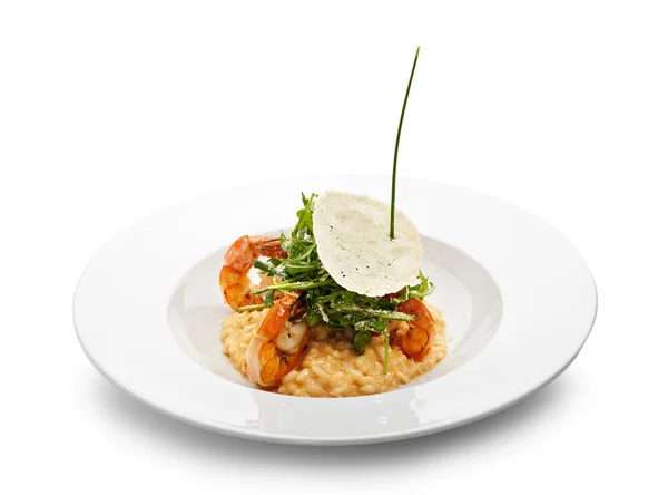 Risotto mit Meeresfrüchten — Stockfoto