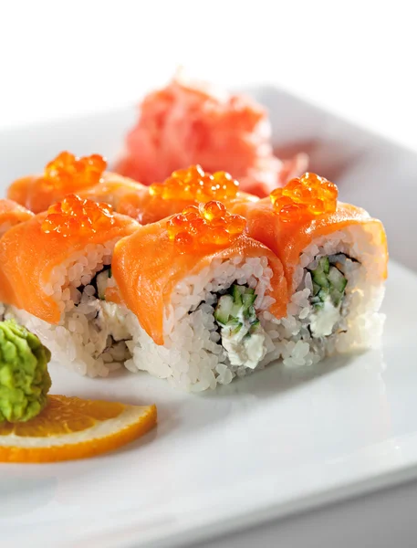 Zalm roll — Stockfoto