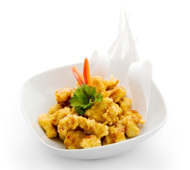 derin kızarmış tavuk