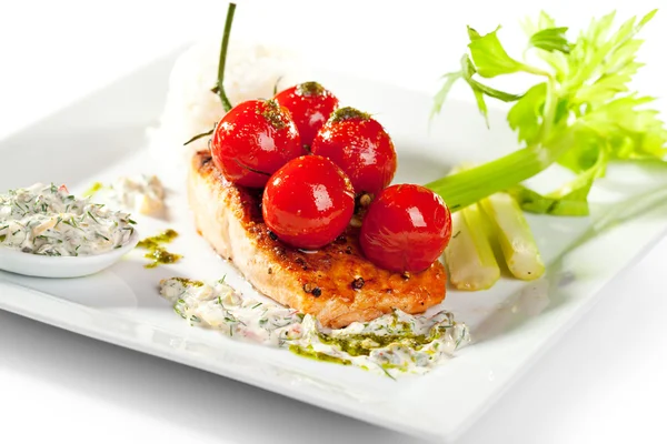 Salmon Steak — Stock Photo, Image