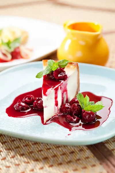 Dessert - Cheesecake — Stock Photo, Image