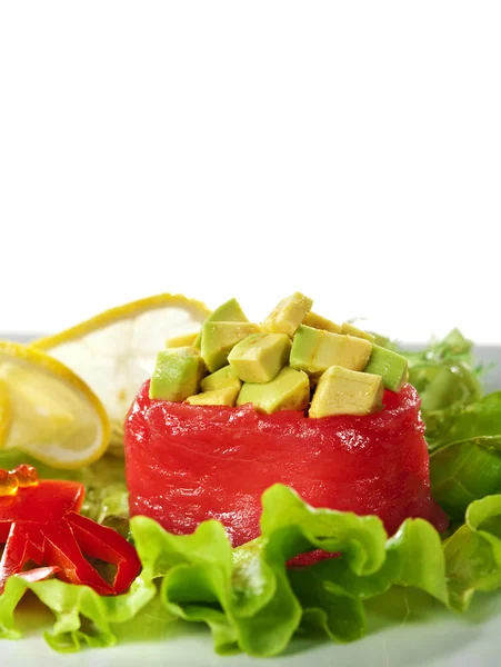 Avocado Maguro Gunkan Sushi — Stock Photo, Image