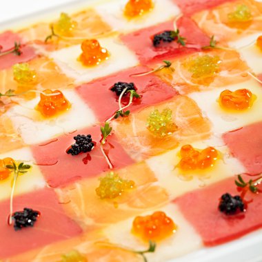 Deniz ürünleri carpaccio