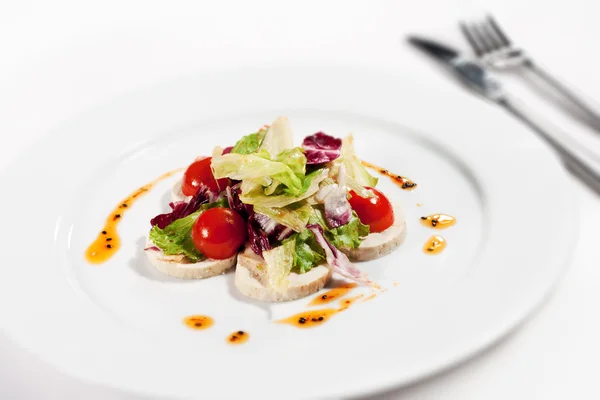 Ensalada de pechuga de pollo — Foto de Stock