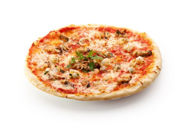 Deniz ürünleri pizza