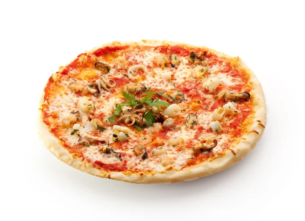 Seafood Pizza — Stock Photo, Image