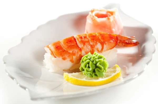 Sushi de camarones — Foto de Stock