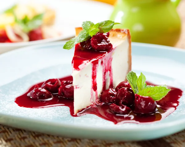 Dessert - Cheesecake — Stockfoto