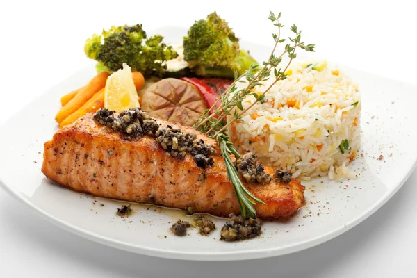 Salmon Steak — Stock Photo, Image