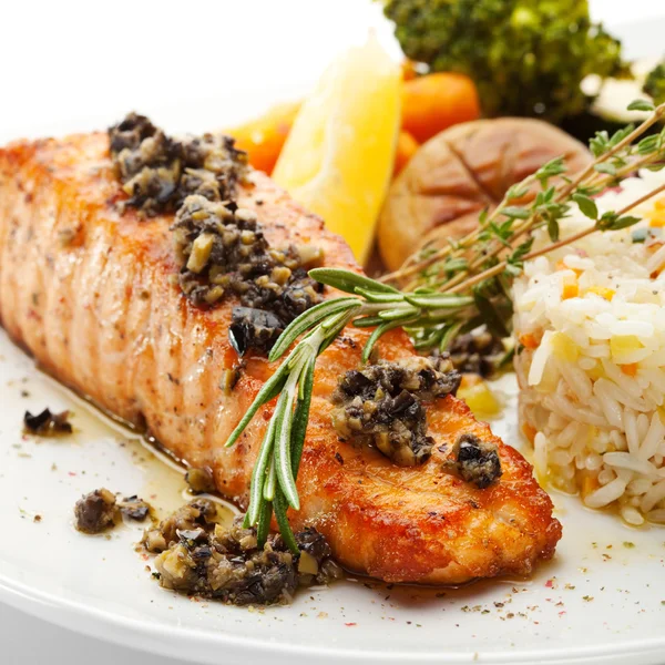 Salmon Steak — Stock Photo, Image