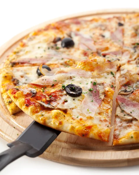 Fleischpizza — Stockfoto