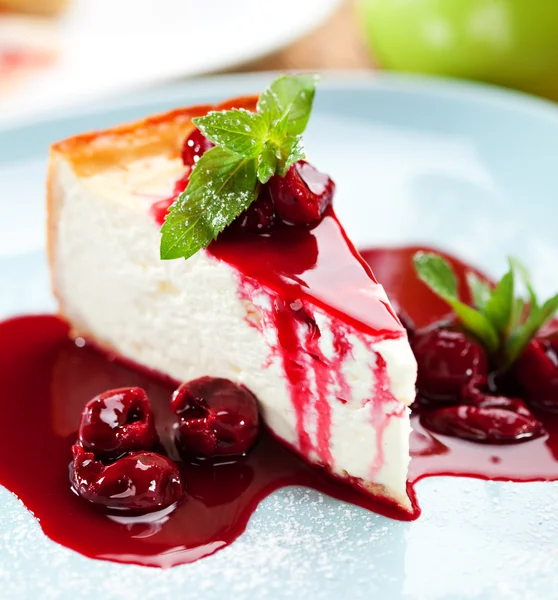 Dessert - Käsekuchen — Stockfoto