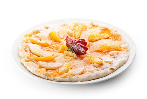 Pizza de frutas — Fotografia de Stock
