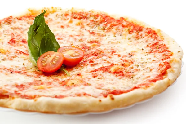 Pizza margherita — Stockfoto