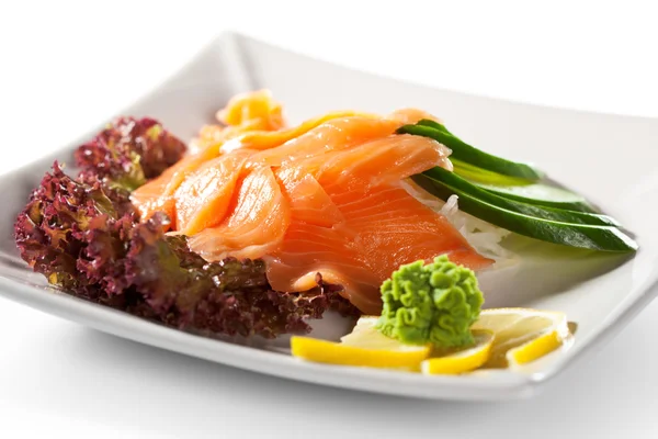 Sashimi di salmone — Foto Stock