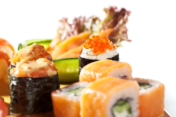 Japanese Cuisine - Sushi Set — Stock Photo, Image
