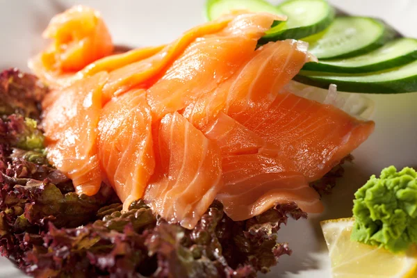 Zalm sashimi — Stockfoto