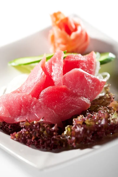 Ton balıklı sashimi — Stok fotoğraf