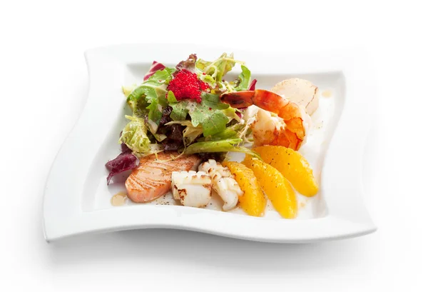 Assiette de fruits de mer — Photo