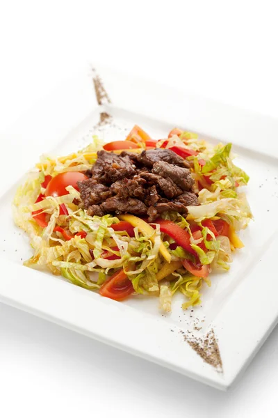 Ensalada con carne — Foto de Stock