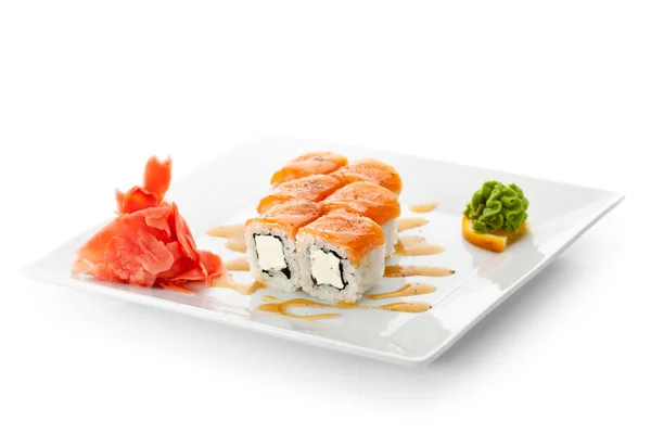 Salmon Roll — Stock Photo, Image