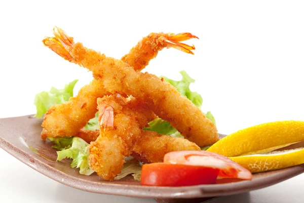 Gamberetti tempura — Foto Stock