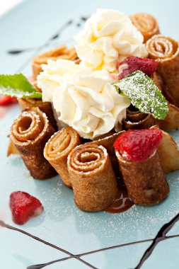 tatlı - çikolatalı krep